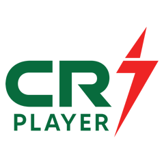 CR7 Player logo featuring a lightning bolt, representing gaming and sports excellence.