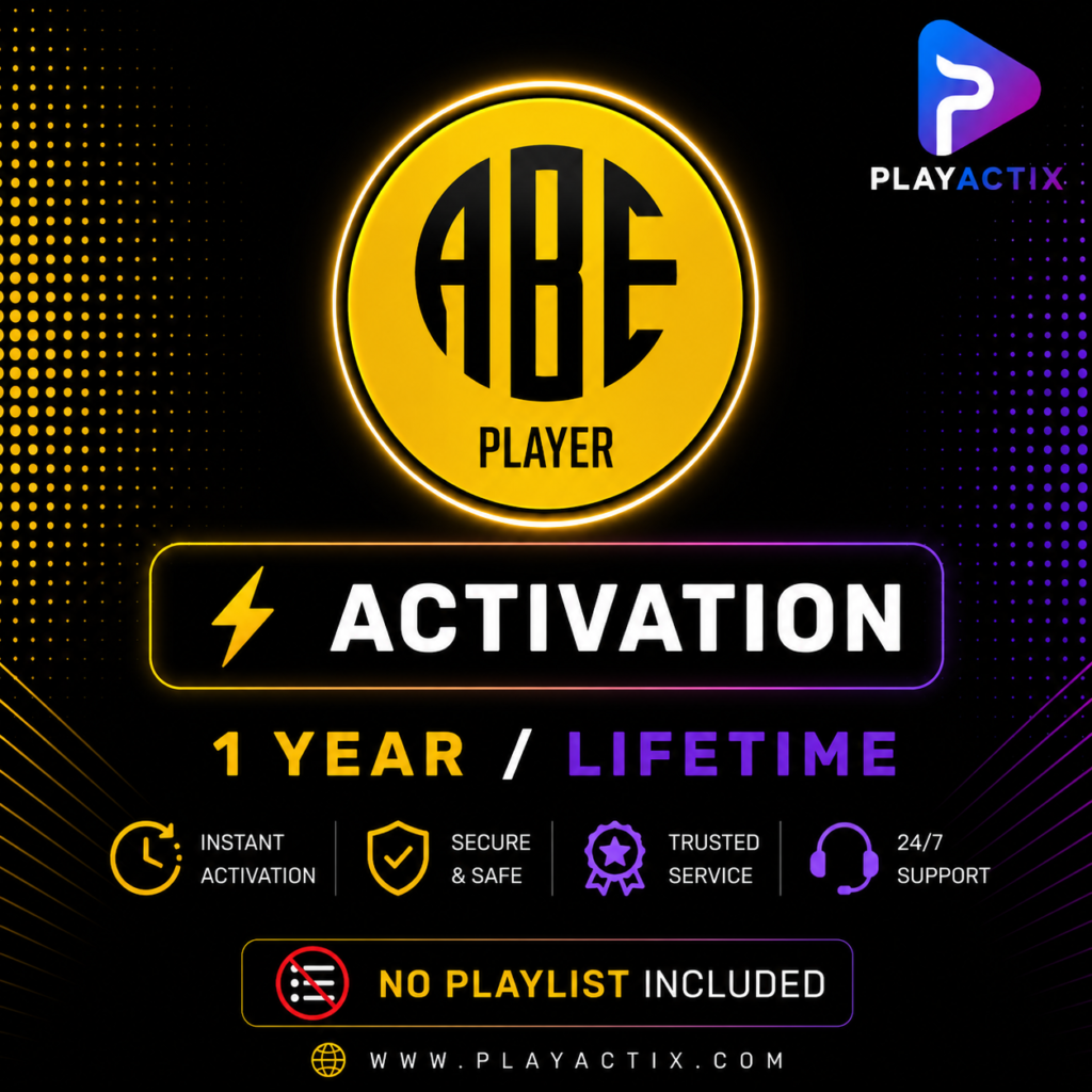 ABE Player Activation 1 Year and Lifetime License - PlayActix