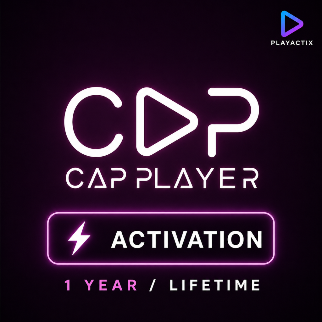 CAP Player Activation 1 Year and Lifetime License - PlayActix