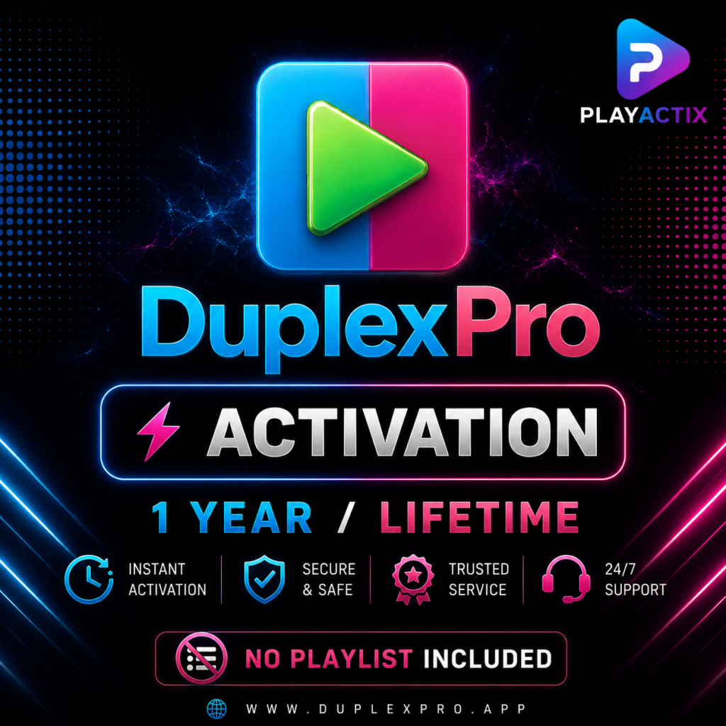 DUPLEX Pro Activation 1 Year and Lifetime License - PlayActix