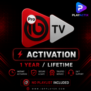 IBO Player Pro Activation 1 Year and Lifetime License - PlayActix