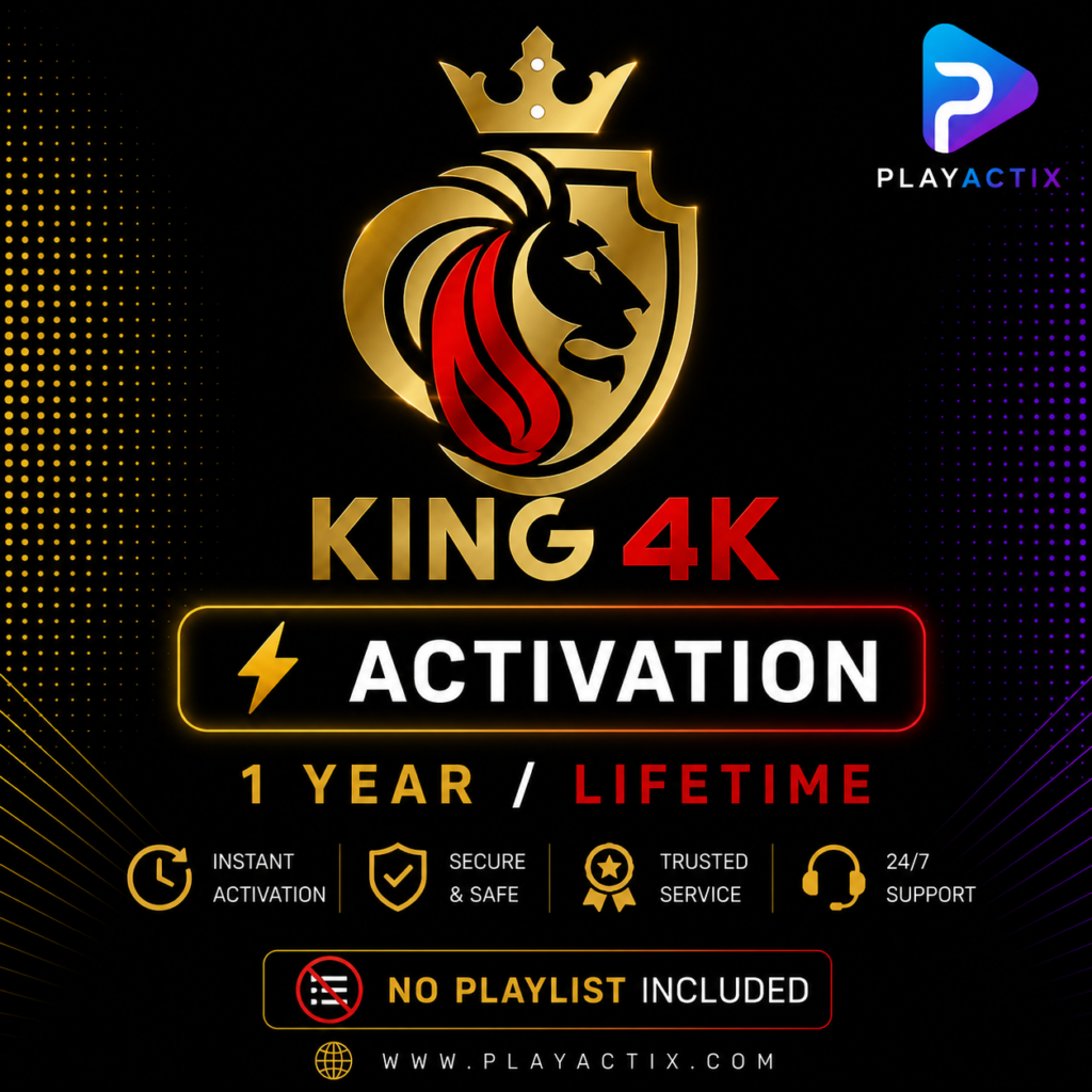 King4K Player Activation 1 Year and Lifetime License - PlayActix
