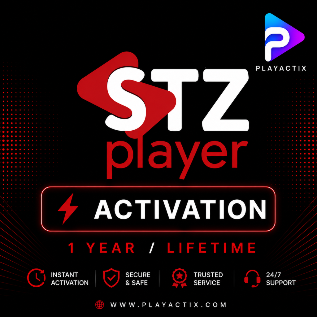STZ Player Activation 1 Year and Lifetime License - PlayActix